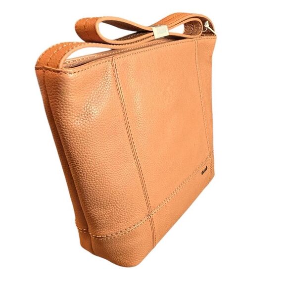 The Sak De Young Hobo Orange Nectar Leather Large Handbag Shoulder Bag Purse NWT - Picture 8 of 11